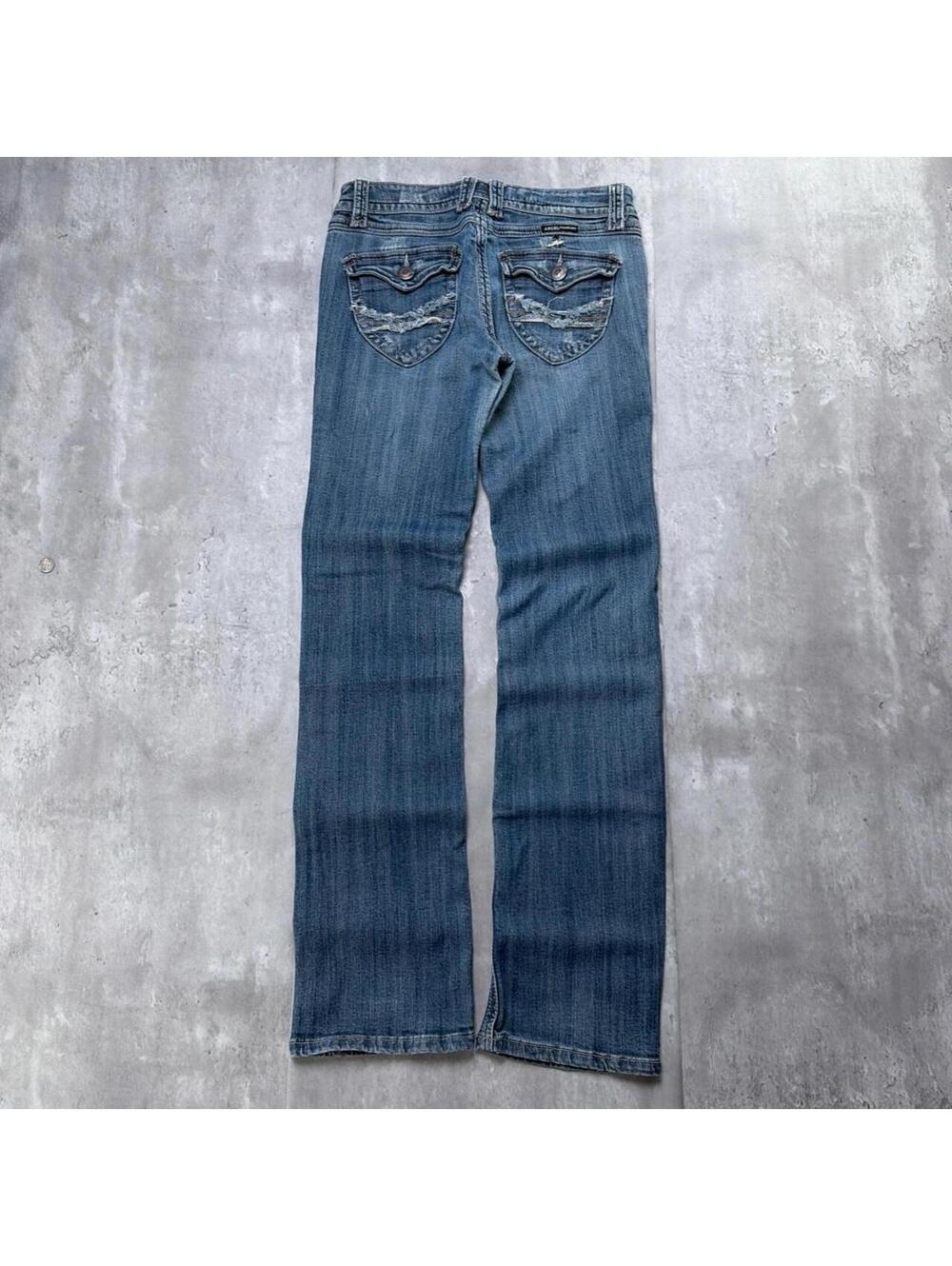 Y2K Blue Angel Premium Grunge Straight Denim Jeans